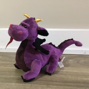 Ganz Webkinz Emperor Dragon Plush - Purple Fantasy Stuffed Animal
