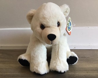 90年代 アメリカ購入 シロクマぬいぐるみ シロクマ - ぬいぐるみ（フルサイズ） - 1990年代のヴィンテージ