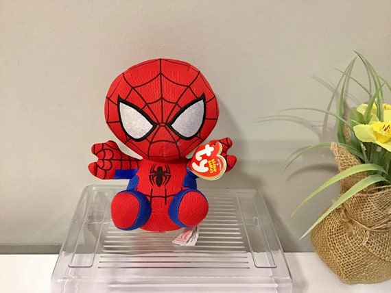 Maand in het midden van niets Slechte factor TY Beanie Baby's 6 Marvel Spiderman Pluche Knuffel - Etsy Nederland