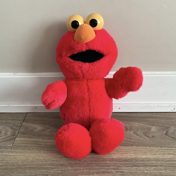 Vintage Tickle Me Elmo 1995 Tyco Plush Sesame Street Canada