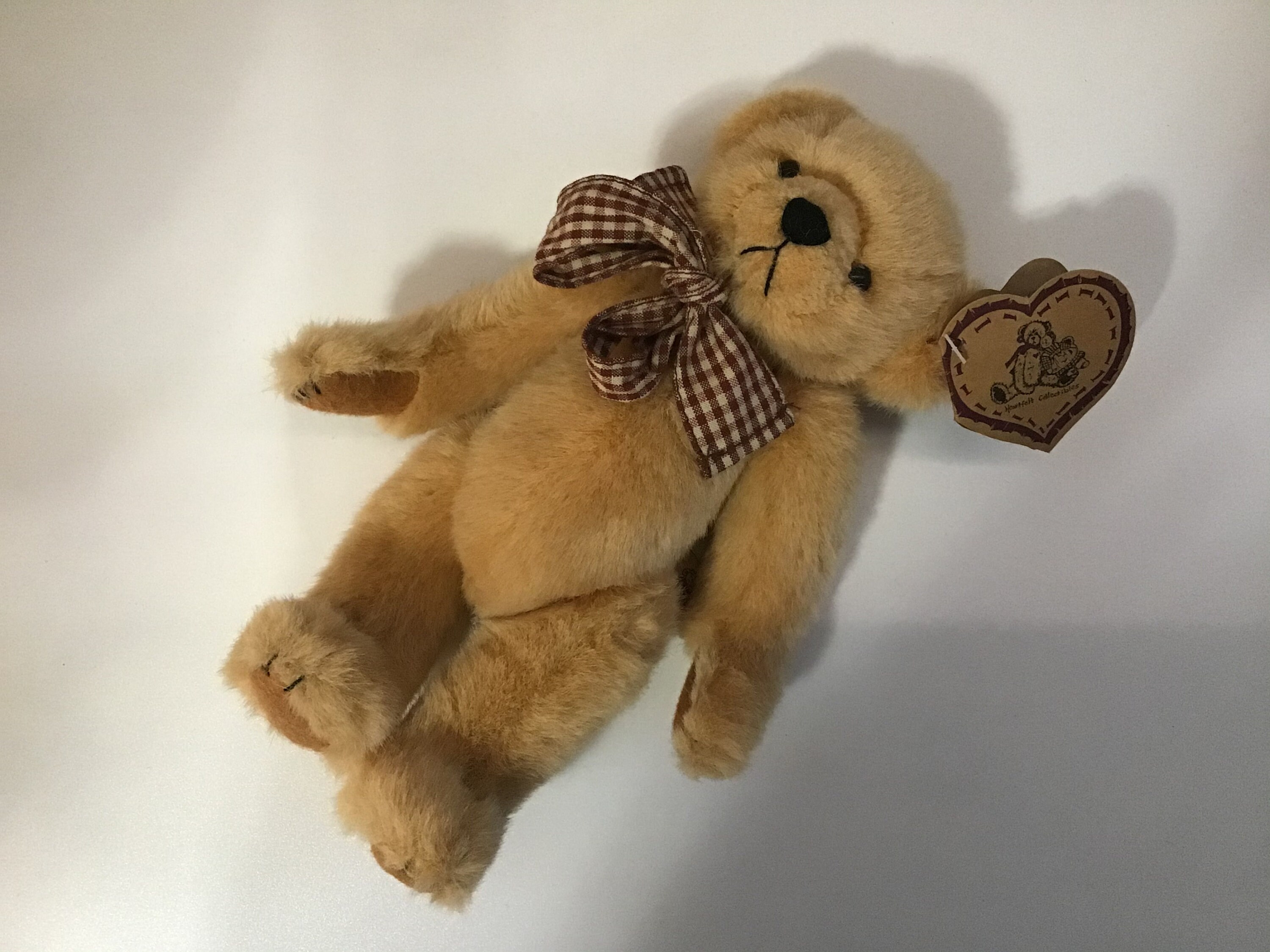 Vintage Heartfelt Collectibles Bear 1997 Stuffed Animals Plush Etsy