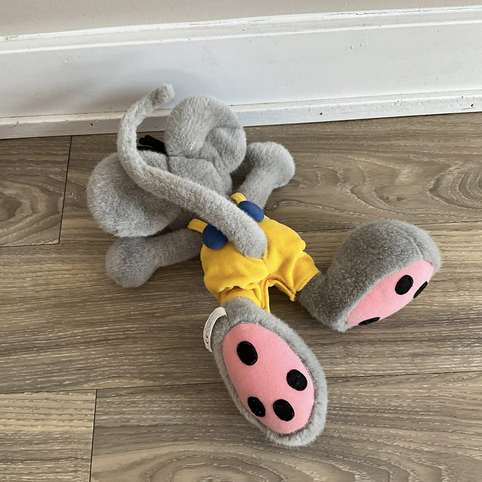 Vintage 1990's Diddl Mouse Diddlina Plush Teddy Rare Thomas Goletz