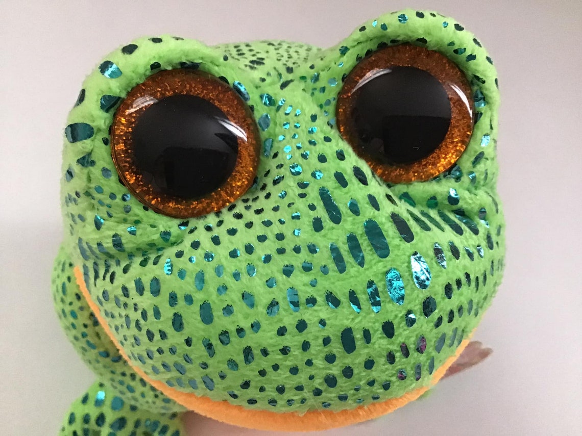 TY Beanie Boo's Glitter Eyes Speckles the Frog Plush Toy | Etsy