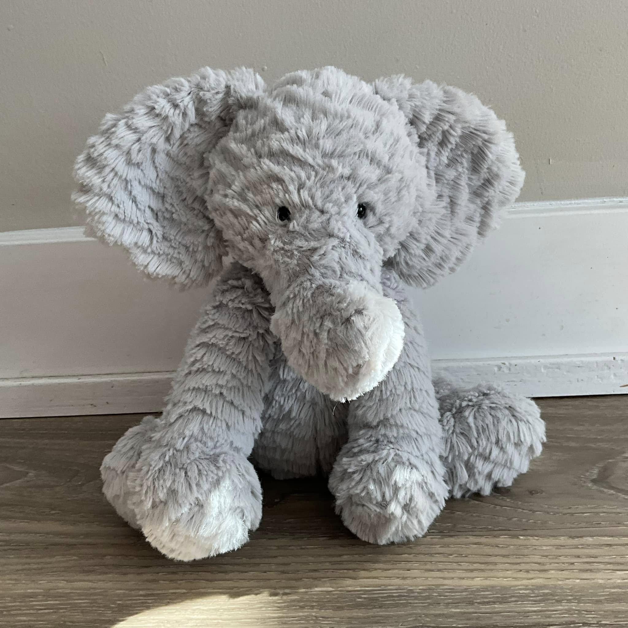 Jellycat Fuddlewuddle Gray Elephant Plush Collectible No Tag! (9