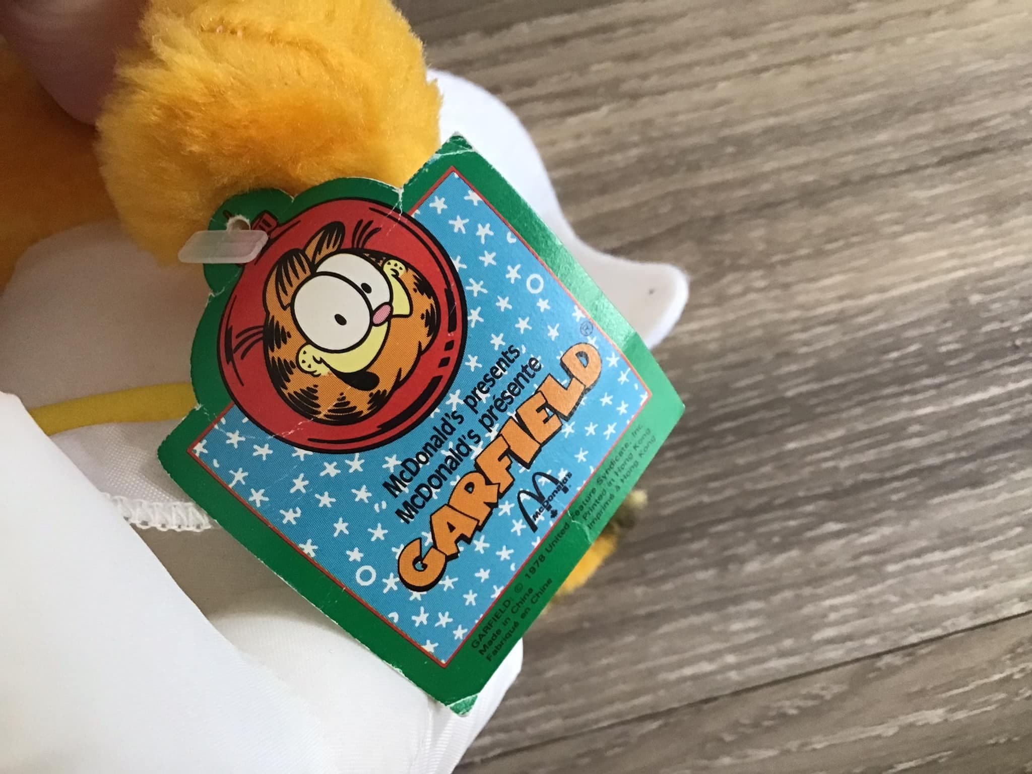 GARFIELD ぬいぐるみ ガーフィールド McDonald's マクドナルド Mcdonalds Vintage 1978 Garfield Stuffed Animal Toy Plush 6