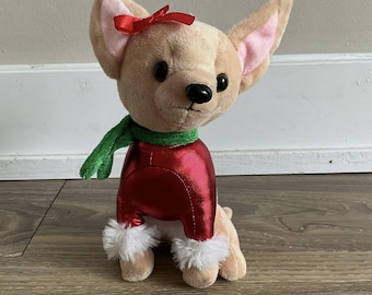 Vintage pluche chihuahuameisje
