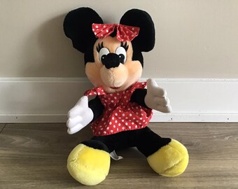 Disneyland Minnie Mouse Stuffed Animal Plush Toy 15"