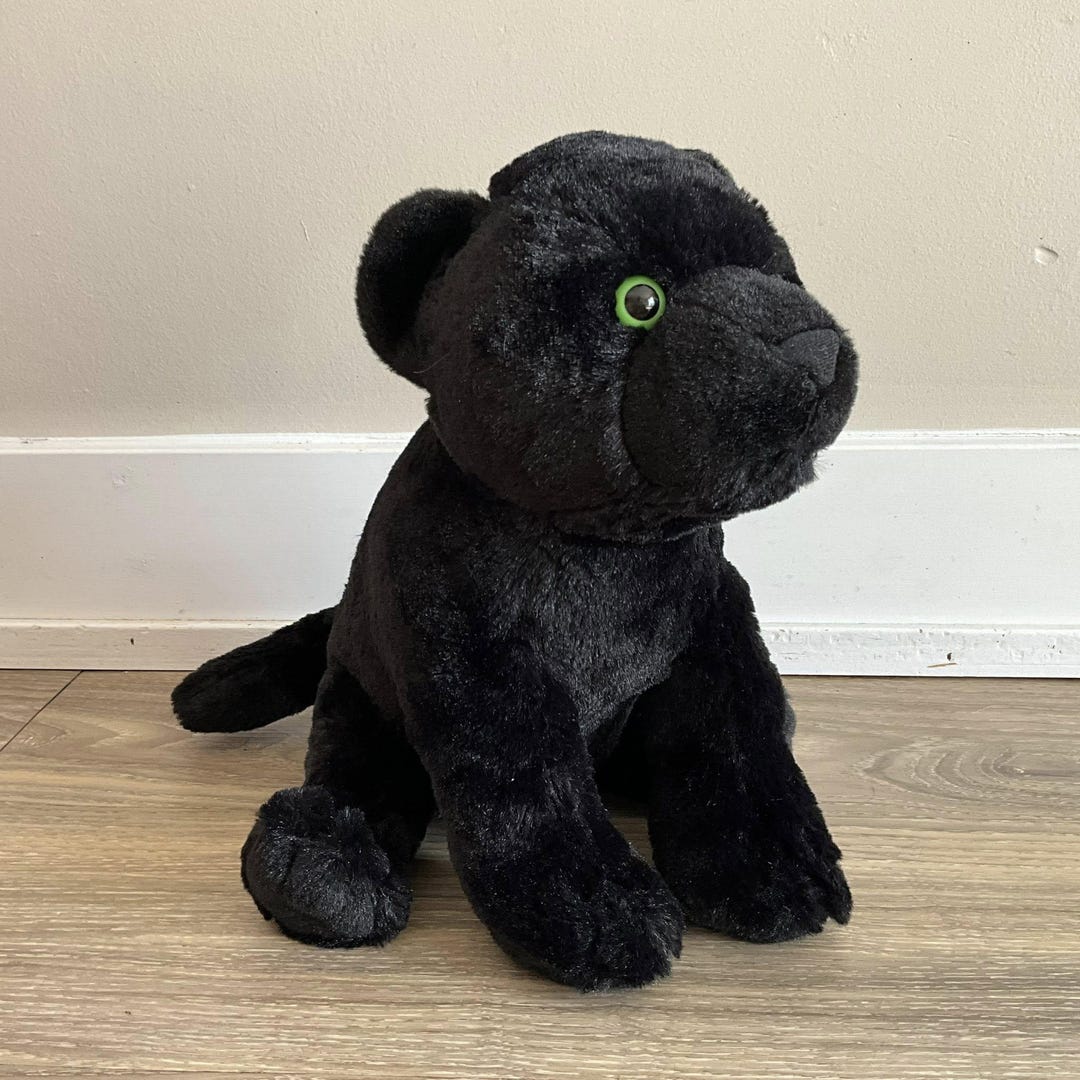 Black Jaguar Plush Toy: Wild Republic Cuddlekins, 12 Inch