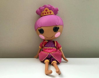 Lalaloopsy Princess Doll 13” Crown Pink Hair