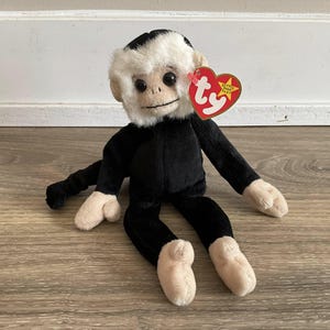 Ty Original Beanie Baby Mooch Monkey Plush