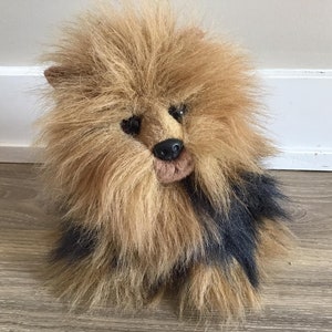 Ty Classics Yorkie Dog Brown and Black Stuffed Animal Toy Plush 10&quot;