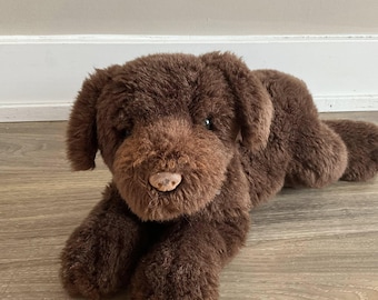 GUND Chocolate Lab Dog Stuffed Animal Plush, Brown