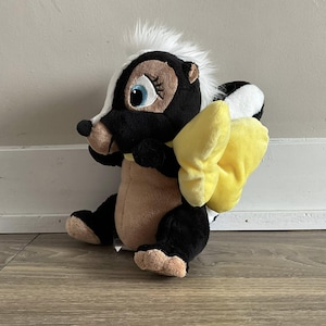 Disney Store Authentic Original Exclusive Bambi Skunk Plush Stuffed Doll 9"