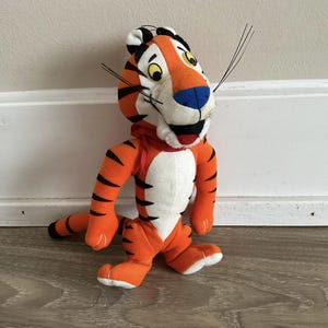 Vintage Rare Kelloggs Frosted Flakes Tony the Tiger Plush Stuffed Animal Figure