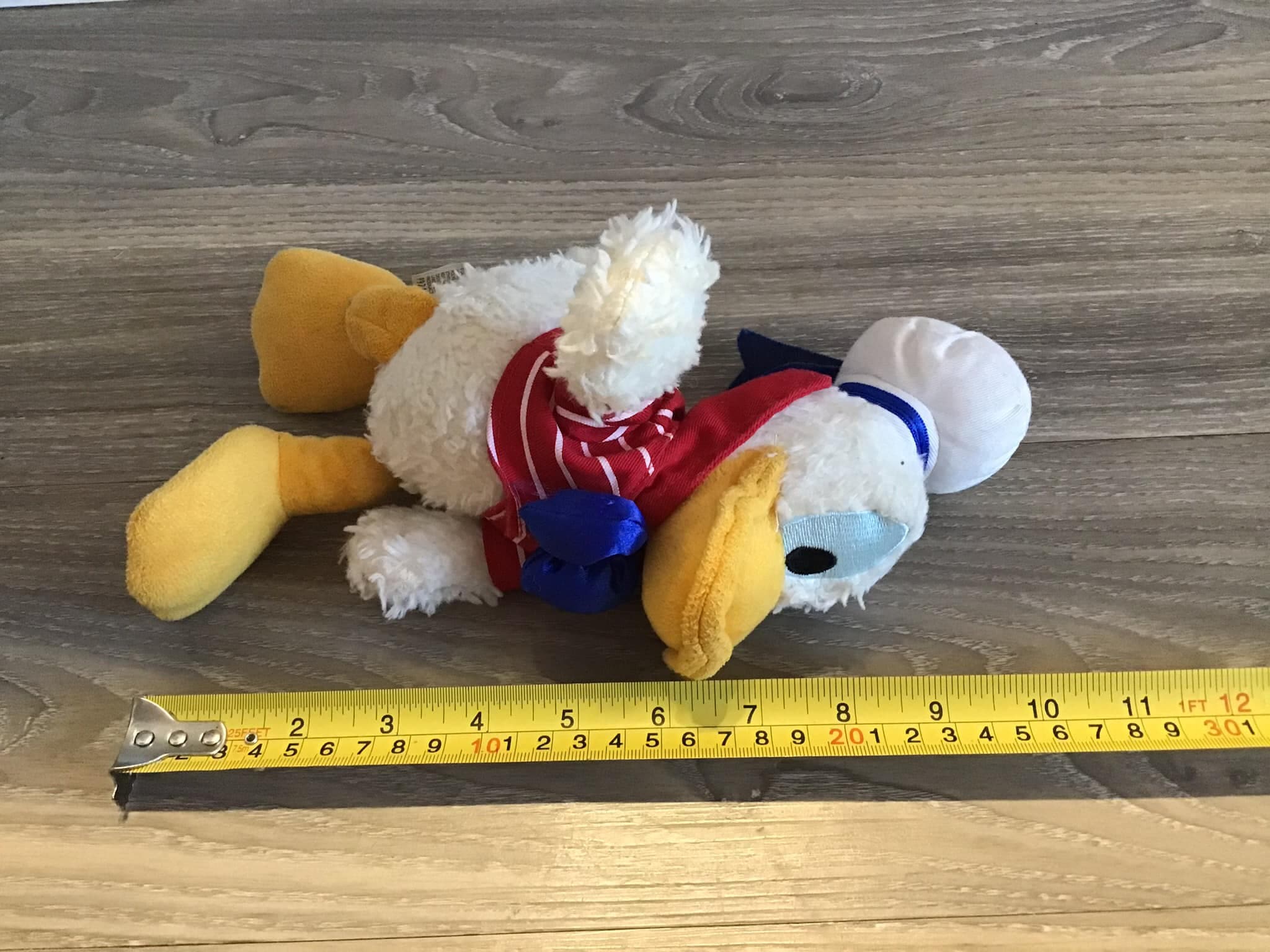 ディズニー クルーズライン セーラー ドナルドダック ぬいぐるみ 10.5