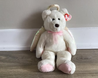 Ty 1999 Beanie Buddies Halo der Teddybär Kuscheltier Plüschtier 36 cm