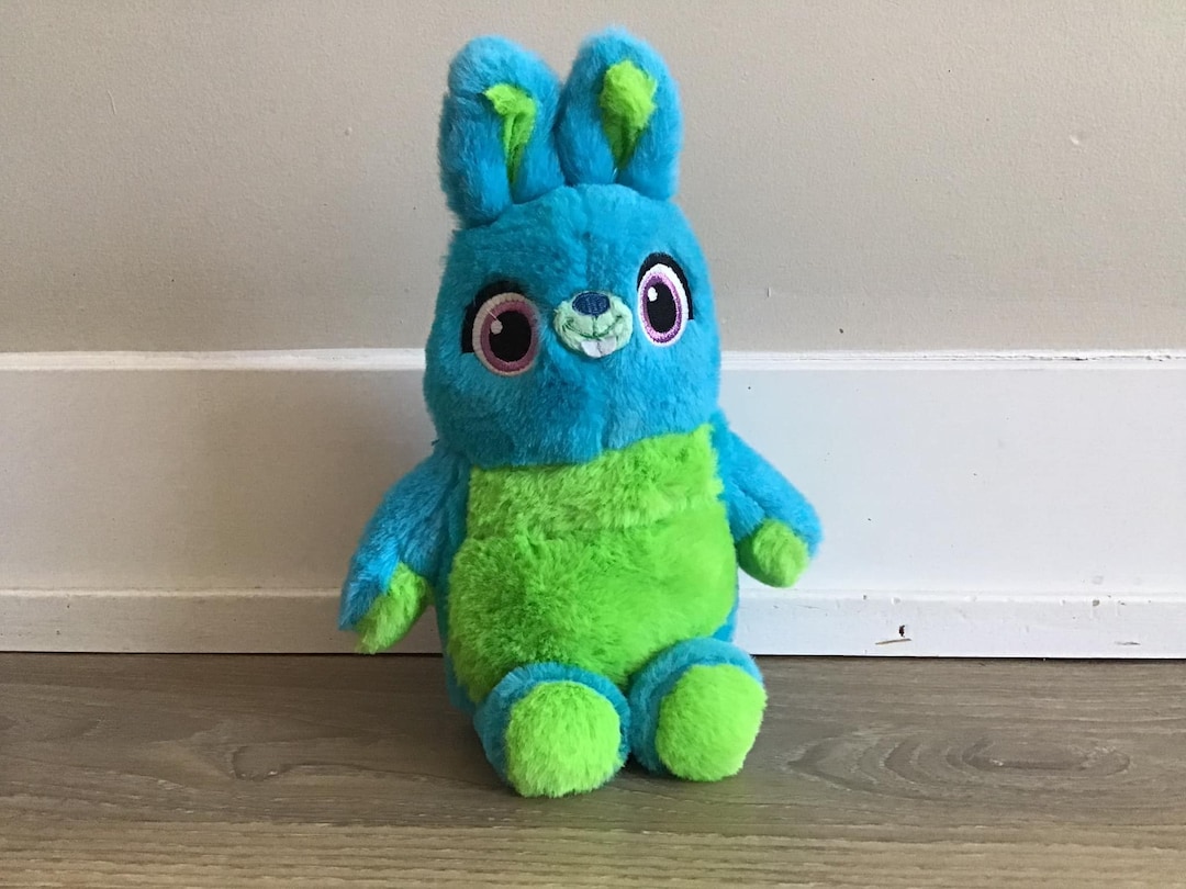 Disney Pixar Toy Story Bunny Rabbit Stuffed Plush Green and Blue - Etsy