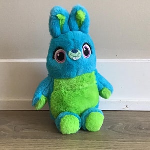 Disney Pixar Toy Story Bunny Rabbit Stuffed Plush Green And Blue