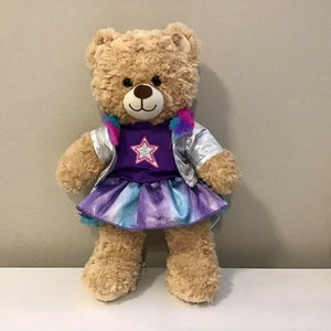 Build-A-Bear Plush with clothes Workshop Tan TEDDY BEAR Stuffed Plush Toy