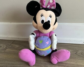 Disney Minnie Mouse with Easter Egg Stuffed Animal Plush Toy 10"