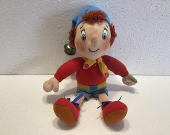 Vintage Noddy Gund Plush Stuffed Doll Toy with bell in hat