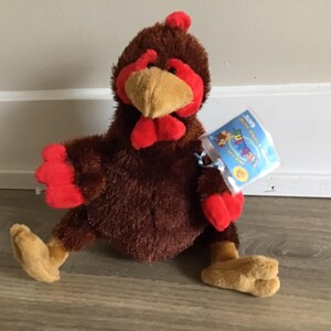 Ganz Webkinz Rooster Stuffed Animal Toy Plush 9&quot;