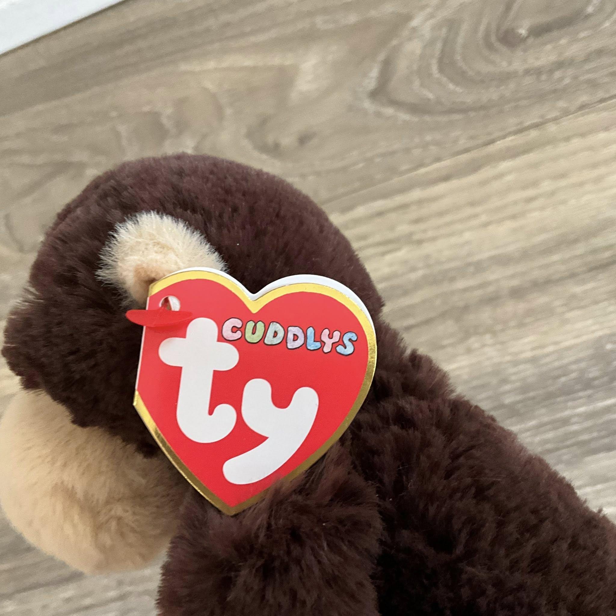 Ty Cuddlys MOOKIE ザ モンキー 8インチ ソフトプラッシュ ぬいぐるみ