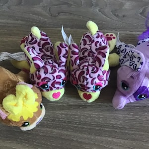 4 Small Taste Budditos Plush Stuffed Animals Collectible Toys