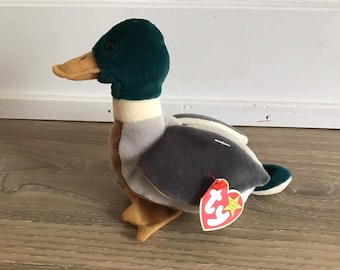 Ty Beanie Babies Collezione Originale Jake The Duck Peluche
