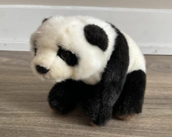 限定10体　WWF 50周年　コットン100% パンダ　ぬいぐるみ　特大サイズ オーガニックコットン 草木染めパンダのぬいぐるみ 特大サイズ