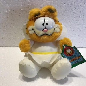 Vintage McDonald&#39;s Garfield Angel Plush Toy with Tags