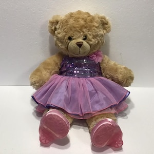Build A Bear WORKSHOP Girl Bear Stuffed Animal Dressed Bear