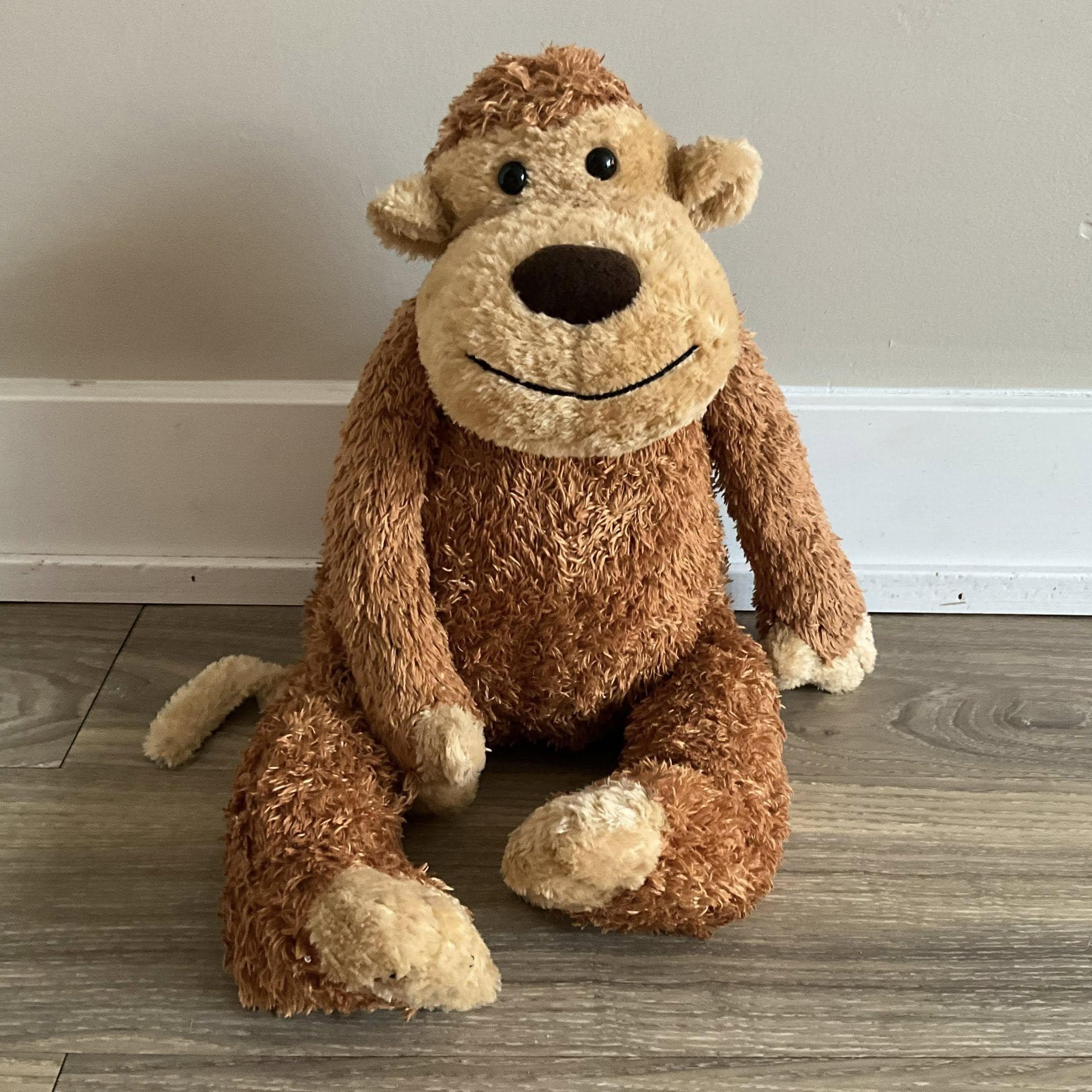 Vintage 2004 La Senza Girl Shaggy Monkey Plush, Y2K Nostalgia