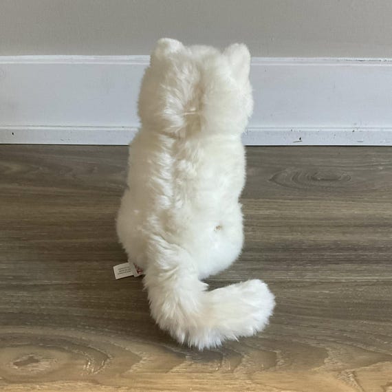 GANZ Webkinz Signature White Persian Cat Plush 8” Stuffed Animal