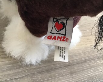ヴィンテージ Ganz Webkinz Clydesdale 馬ぬいぐるみ 8 インチ動物の