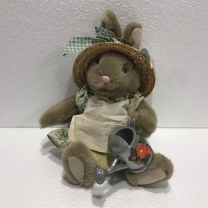 Russ Iris Mother Nature Collection Gardening Bunny Rabbit Plush Stuffed Animal