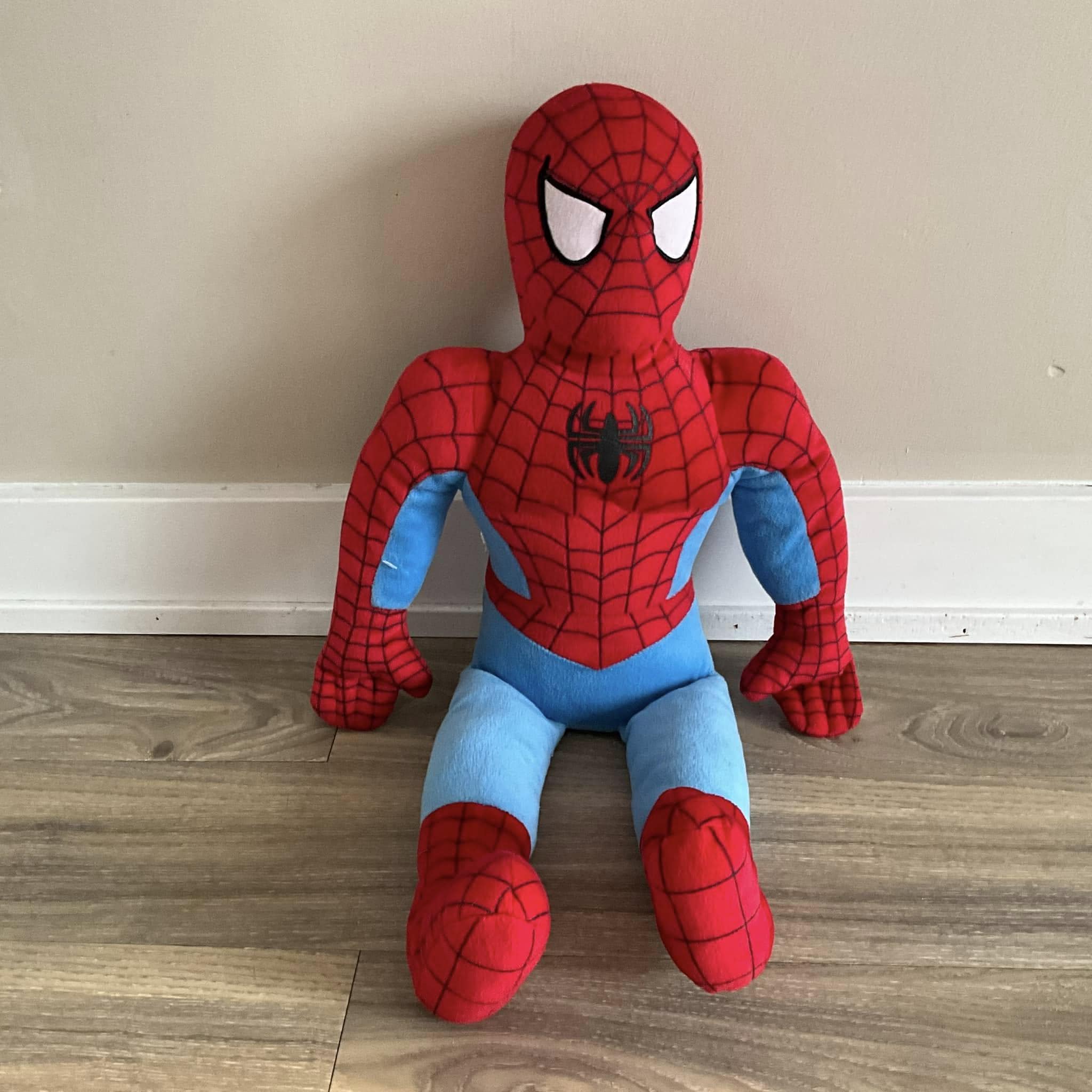 スパイダーマン ぬいぐるみ バディ ソフトぬいぐるみ 高さ25インチ