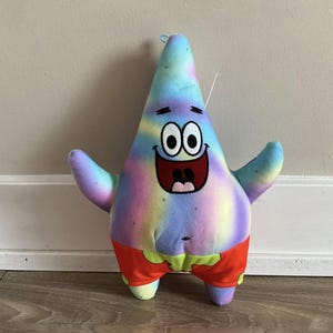 SpongeBob SquarePants Patrick Star Tie Die 11" Stuffed Animal Plush Toy