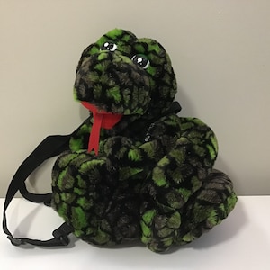 Anaconda Snake Plush Backpack Rave Festival