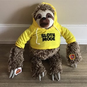 Snax the Sloth Sloth Mode Stuffed Animal Plush Interactive Toy 16"- NOT WORKING