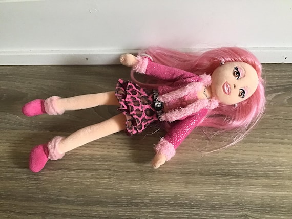 Ty Girlz Sizzlin Sue Plush Pink Hair Soft Doll - Etsy