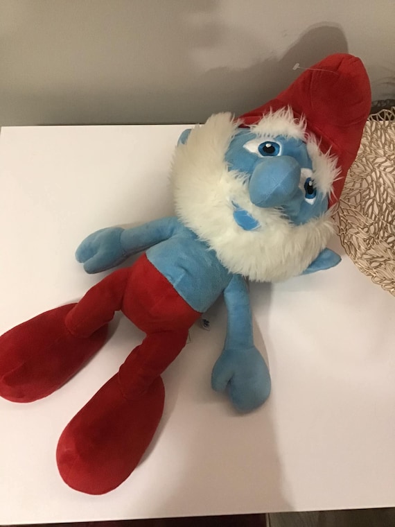  Smurfs Grouchy Bean Bag Plush : Toys & Games