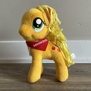 My Little Pony Apple Jack Yellow Plush Stuffed Animal Toy Horse