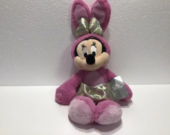 Disney Store Minnie Maus Osterhasenanzug Kaninchen Plüschtier, 38 cm