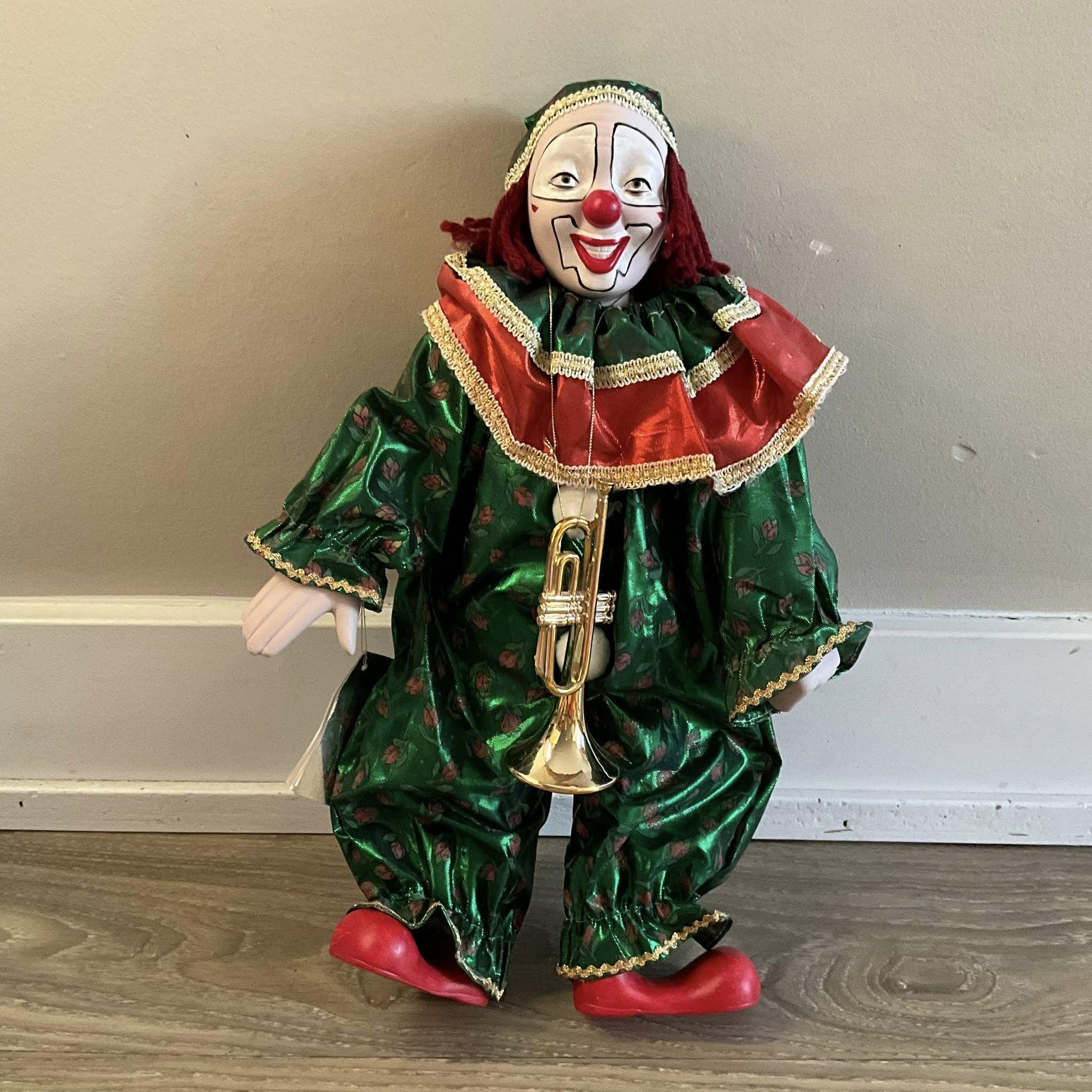 1992 16” Big Top Handcrafted Porcelain Clown Doll Collection