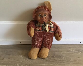 vintage animal ୨୧ * ふわもこ brown クマちゃん