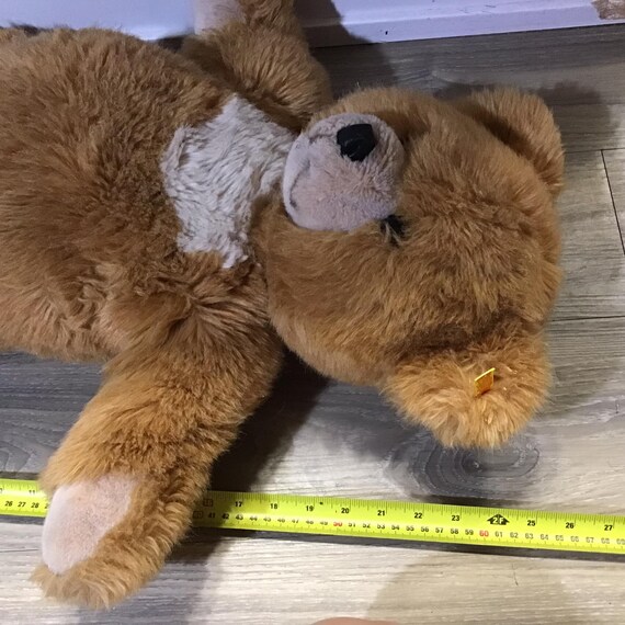 Steiff Teddy Bear Plush 25” Brown West Germany 0320/65 - Etsy