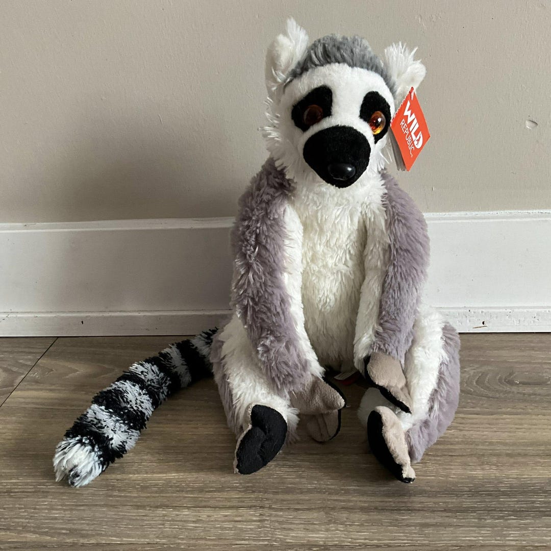 Wild Republic - Cuddlekins - Ring Tailed Lemur - 12 Inches - Etsy