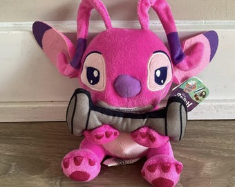 Disney Stitch That's So Stich Piccolo Angelo di Peluche, Peluche da 7 pollici, Animale di Peluche, Alieno