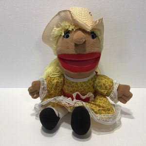 Vintage signierte Miss Daisy Stoffpuppe 15 &quot;&quot;